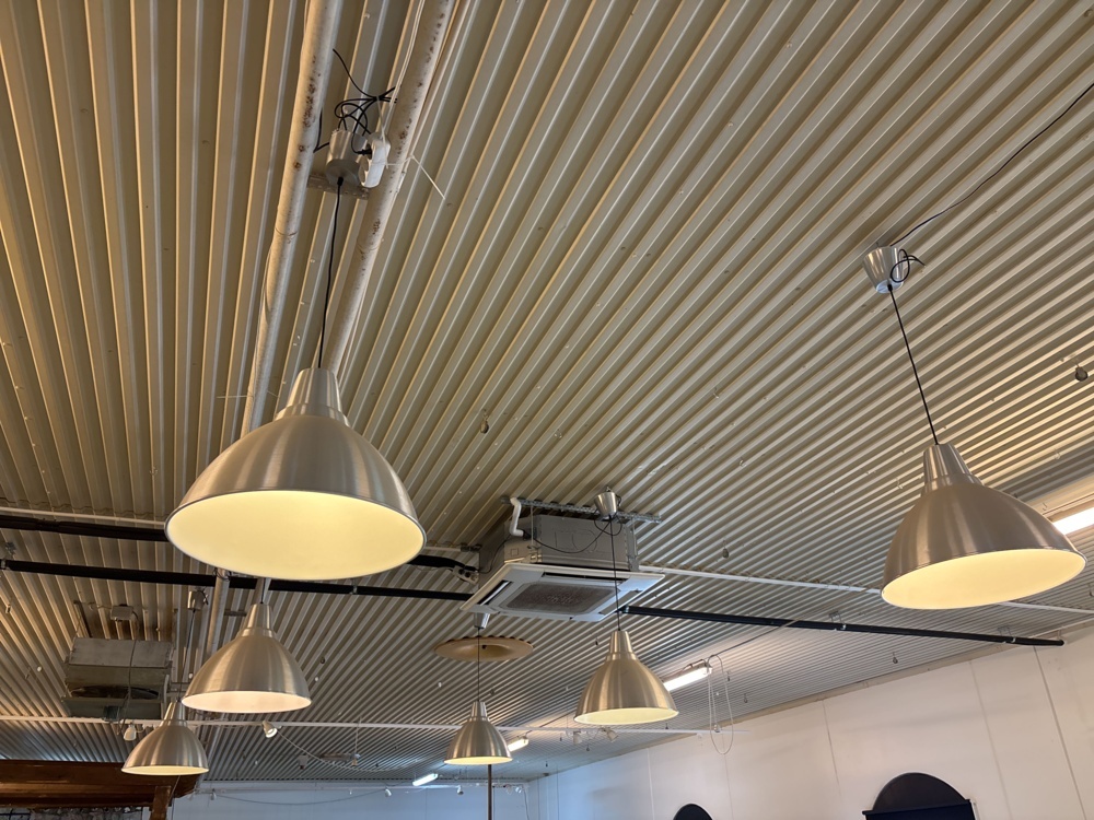 1511500-2 Pendant lamps 10pcs in chrome finish
