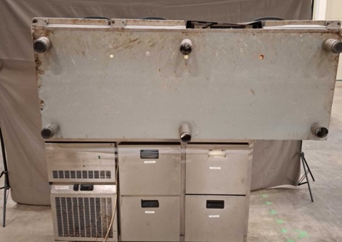 Refrigerated counter lot - Haglund and Metos, drawers and doors