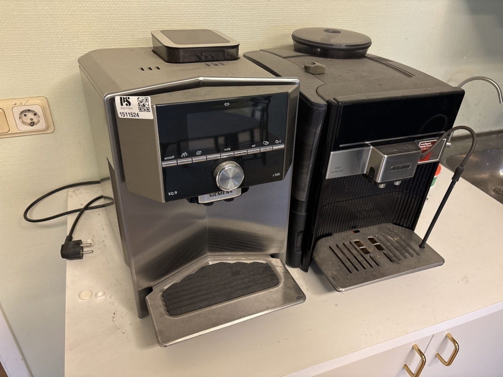 1511524-1 Automatic espresso machines 2 pcs - Siemens EQ.9 S500 / EQ.6 S500