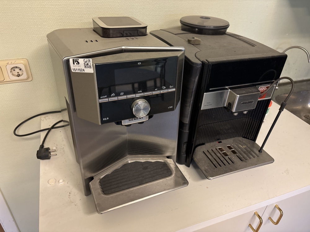 1511524-2 Automatic espresso machines 2 pcs - Siemens EQ.9 S500 / EQ.6 S500