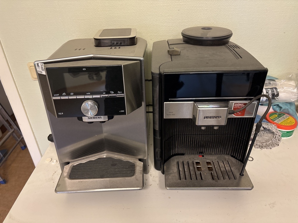1511524-2 Automatic espresso machines 2 pcs - Siemens EQ.9 S500 / EQ.6 S500