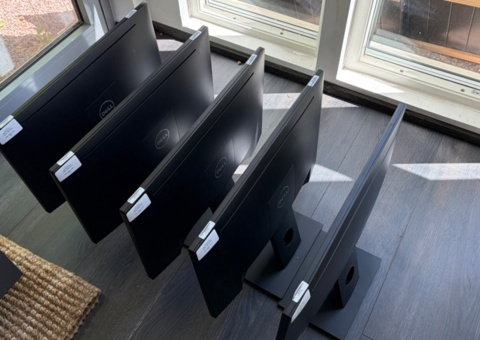 DELL E2316Hf, computer monitors, 5 pcs.