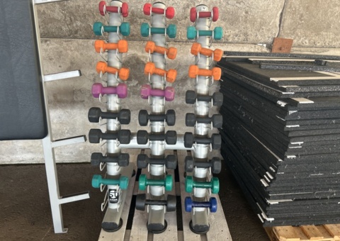 Dumbbell rack with dumbbells - Ziva