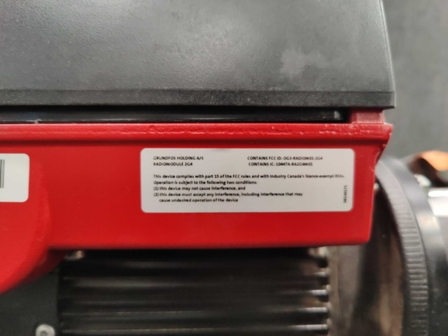 1595298-6 Cirkulationspump Grundfos MEI ≥ 0,70