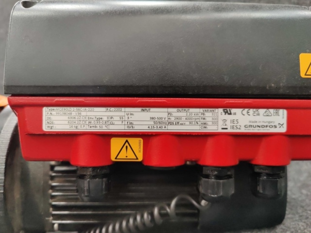 1595298-8 Cirkulationspump Grundfos MEI ≥ 0,70
