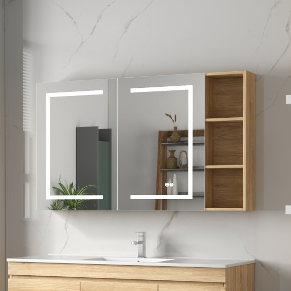 1593874-1 LED-Spegelskåp Lyfco Venedig 100x70 cm