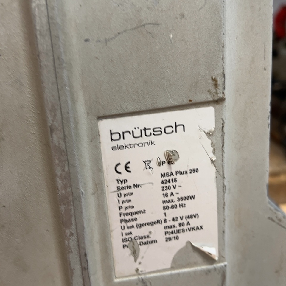 1540034-2 Electric welding machine - Georg Fischer MSA Plus 250