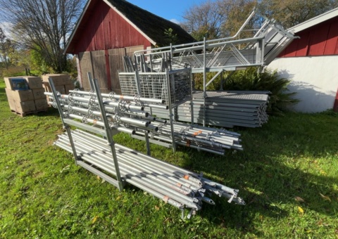 Scaffolding Modular 12x6 Basic package 109 + stair tower