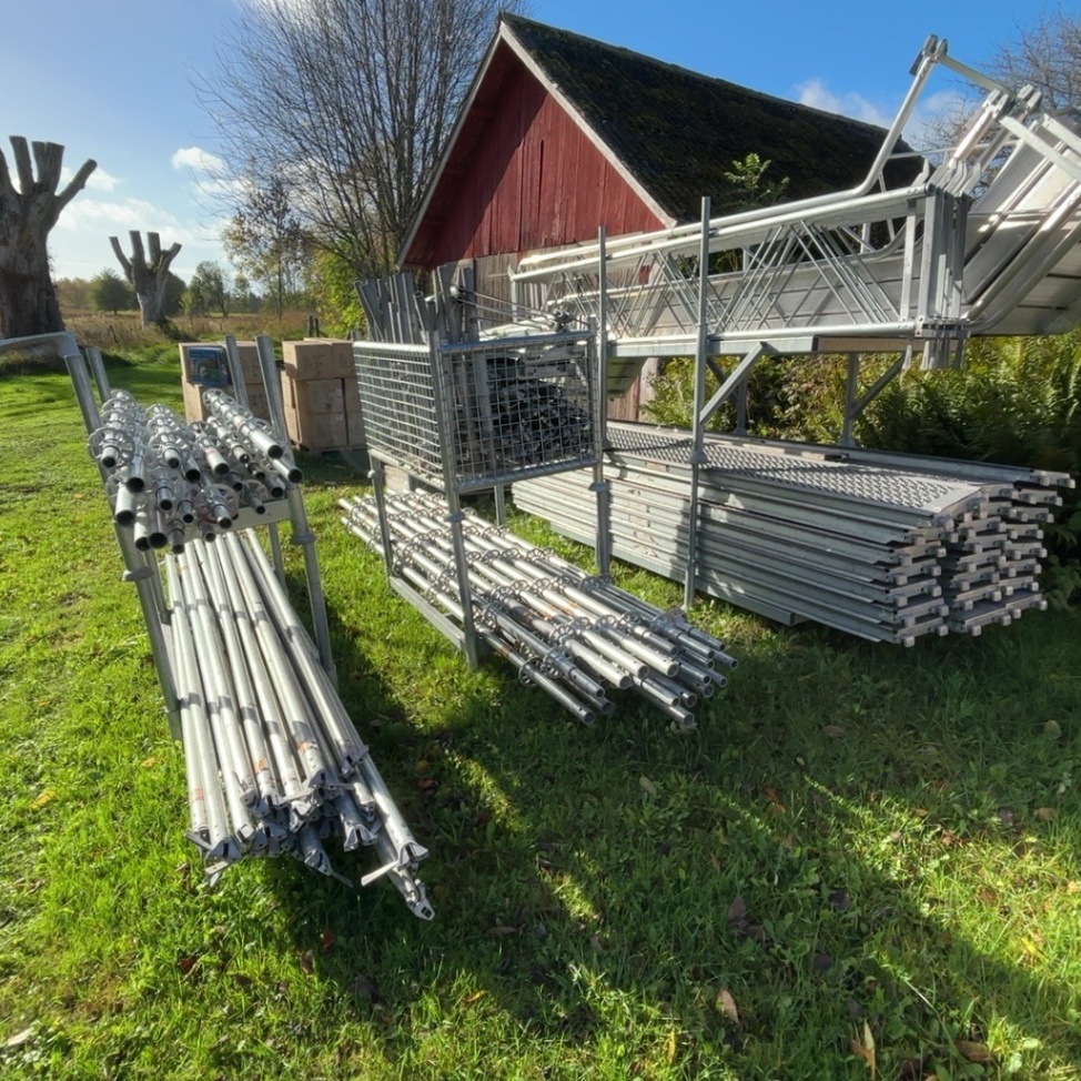 1587702-2 Scaffolding Modular 12x6 Basic package 109 + stair tower