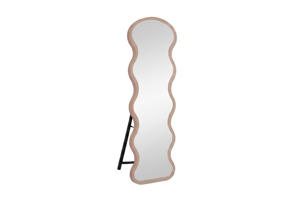 1589747-2 Loui spegel beige / klar glas 1.5 × 158 × 49 cm