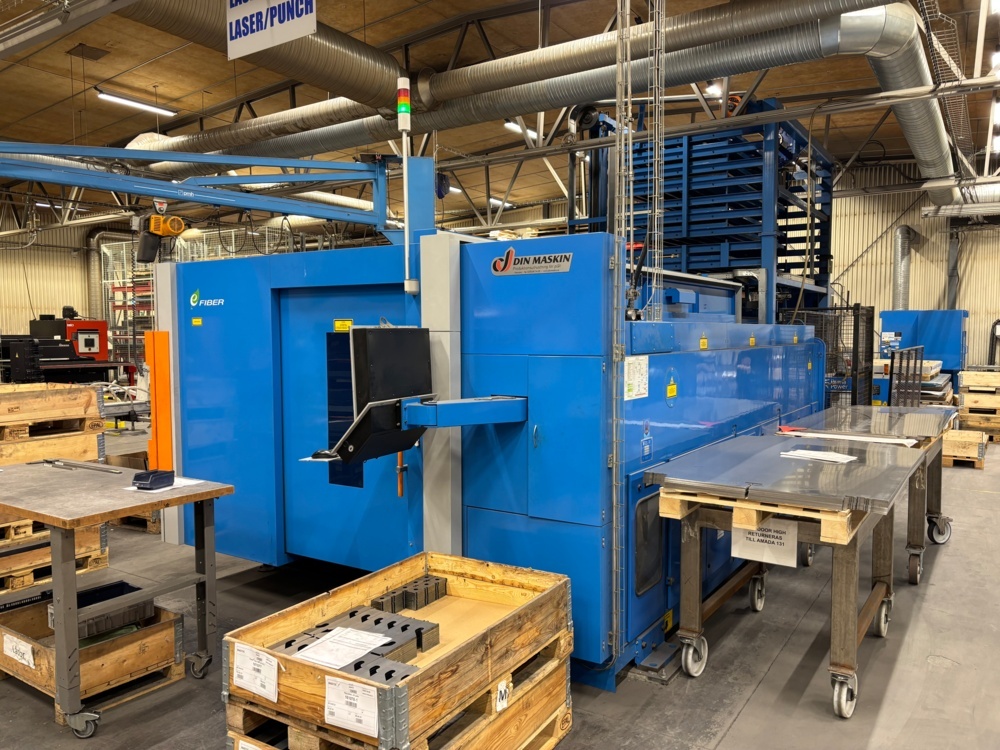 1563541-2 Laser cutting machine with automated sheet metal storage - Prima Power Platino Fiber EVO 1530