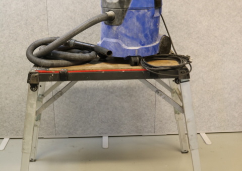 Nilfisk vacuum cleaner & Folding work table