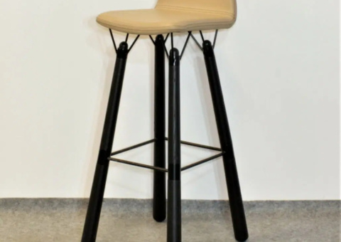 Barstol Johanson Nest BS Svart/Beige 2 stycken