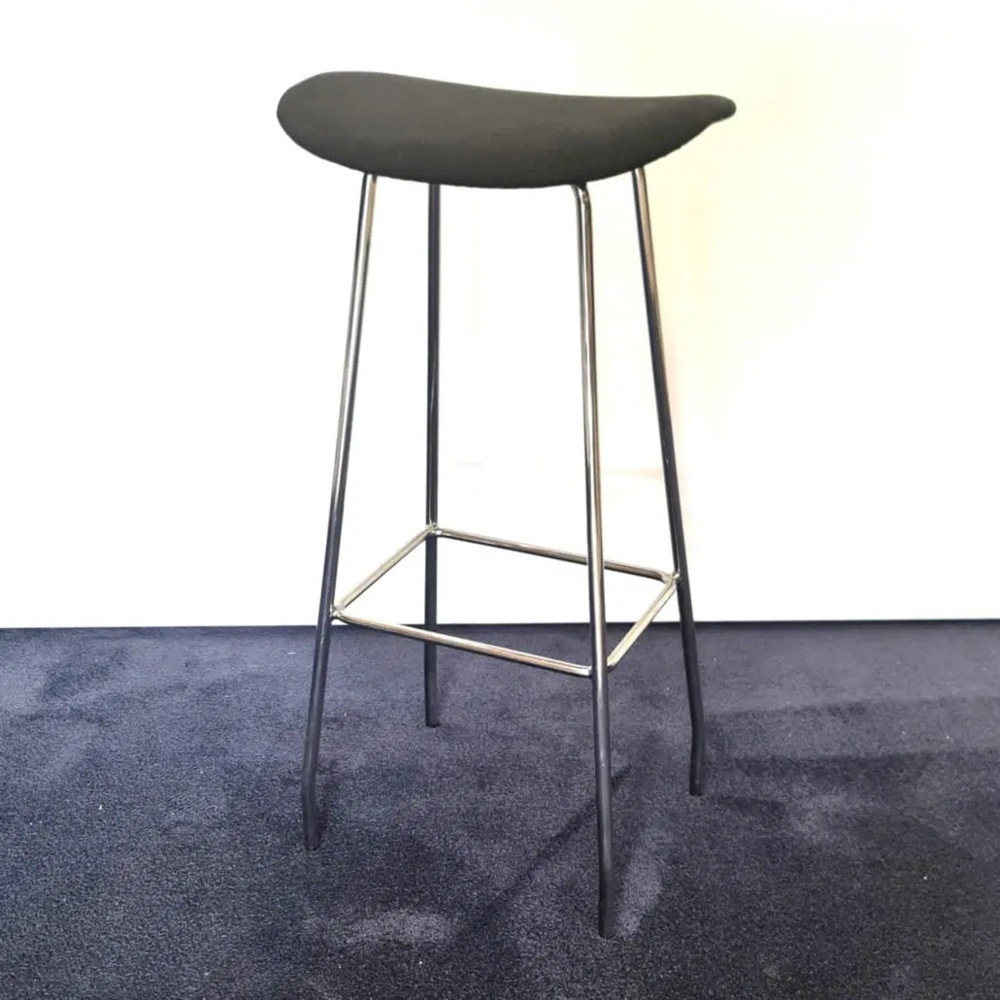 1595776-1 Barstol Offecct Cornflake grå/krom 6 stycken