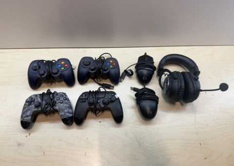 Spelkontroller, Datormöss, Headset & Streckkodsläsare