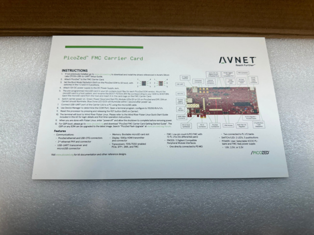 1571326-5 AVNET PicoZed FMC Carrier Card V2
