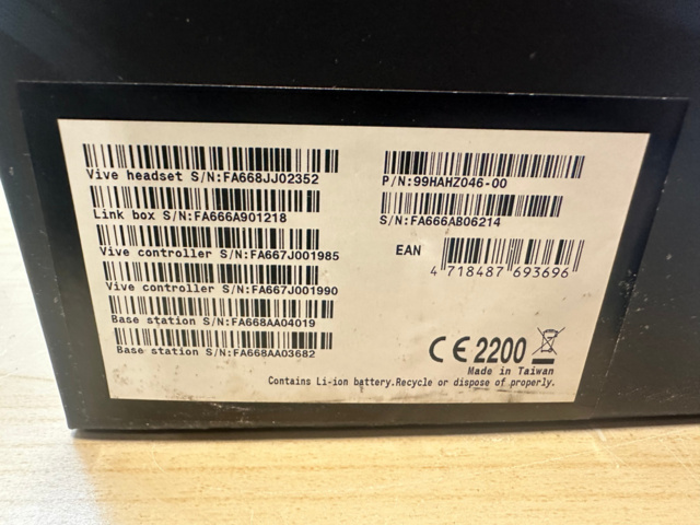 1571329-7 VR-Headset HTC VIVE