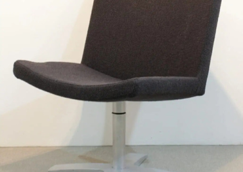 Fåtölj Inno Select Soft mörkgrå/grå stativ