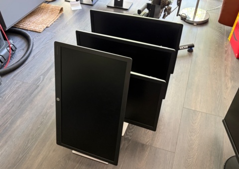 HP E232 computer monitors, 4 pcs.