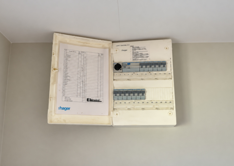 Elcentral Hager - 7 st - B:250 mm H:380 mm