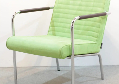 Fåtölj Offecct Queen grön/krom
