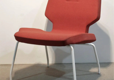 Fåtölj RH Lounge röd 4 stycken