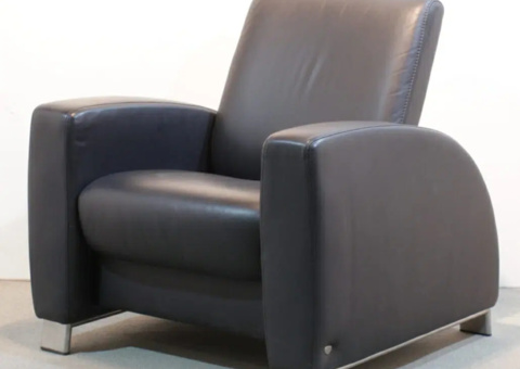 Fåtölj Stressless Arion i svart skinn 3 stycken