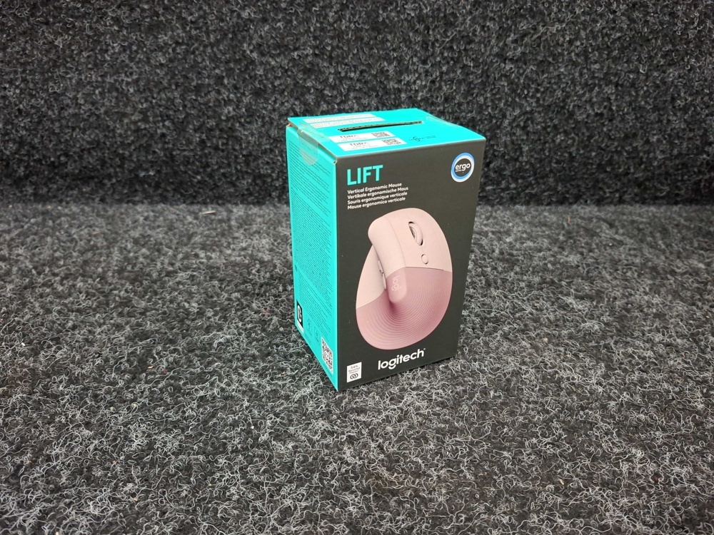 1579202-2 Vertikal mus Logitech Lift (dark rose)