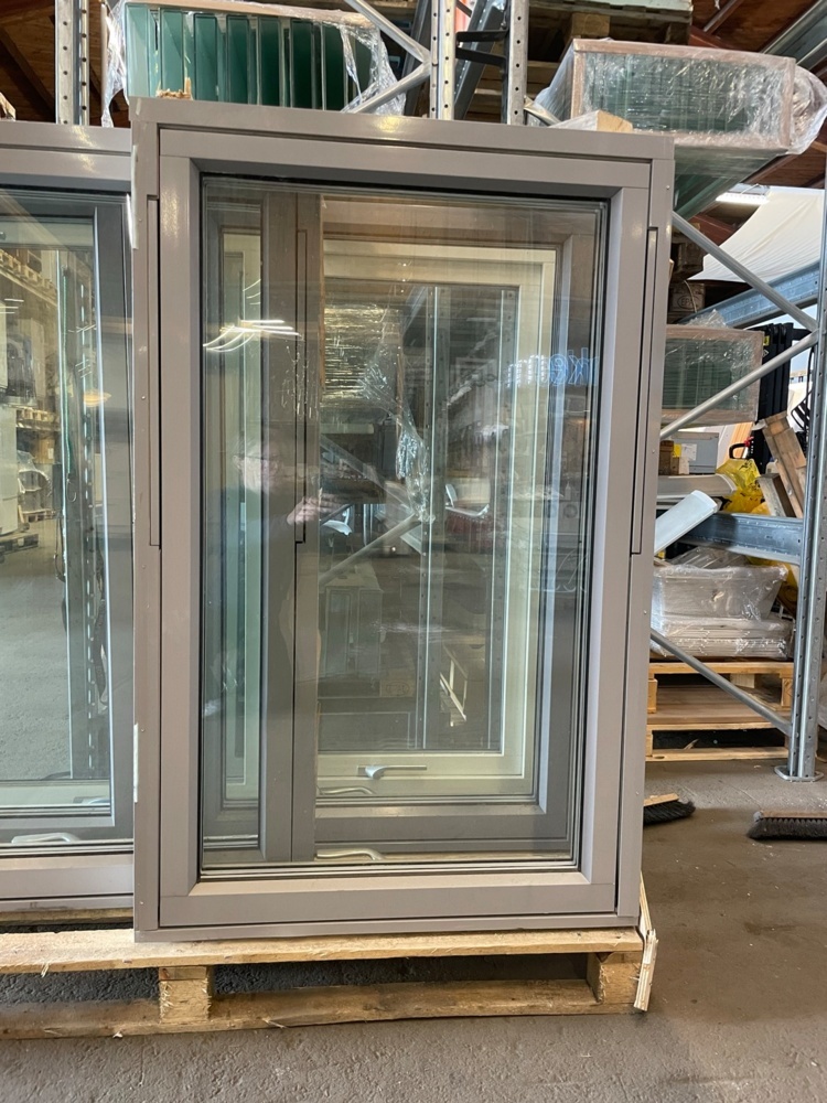 1593852-2 Elite windows aluminum-clad wooden windows - 6 pcs - W:880 × H:1390 mm