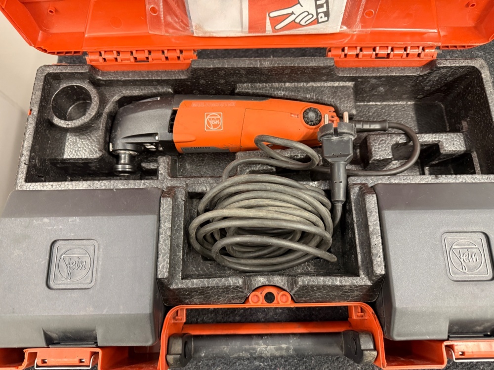 1352406-2 FEIN MultiMaster FMM 250  proffs multiverktyg med originalväska
