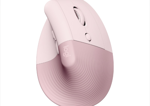 Vertikal mus Logitech Lift (dark rose)