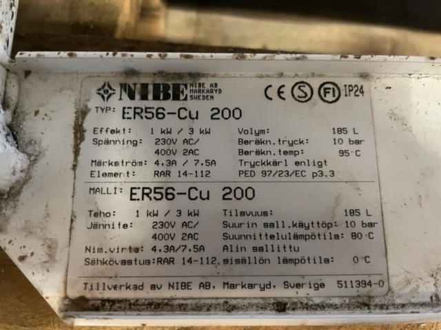 1593854-7 NIBE Compact ER56-Cu 200 - 2012 - 1 st - 185 liter