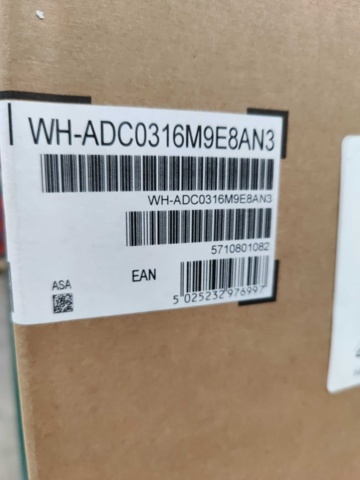 1595990-6 Inomhusmodul Luft/Vatten Panasonic WH-ADC0316M9E8AN3