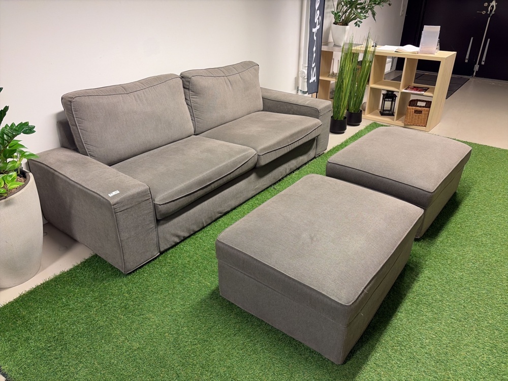1576447-1 Sofa with 2 stools
