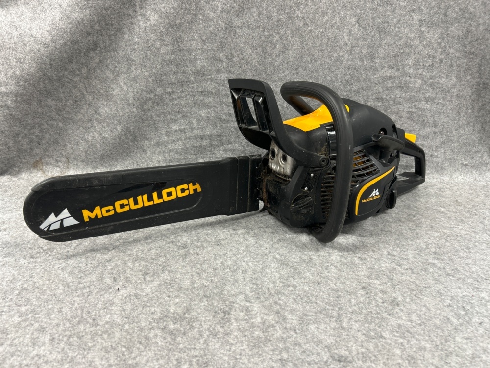 1546311-1 Motorsåg, grästrimmer och arbetskläder – McCulloch, Partner, Blåkläder