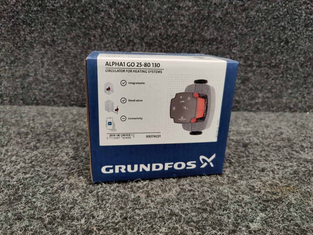1596018-2 Cirkulationspump Grundfos ALPHA1 GO 25-80 130