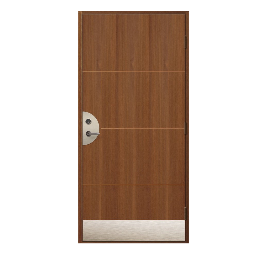 1592846-1 Ytterdörr Stephanie Teak - Utan glas 9x21 Högerhängd