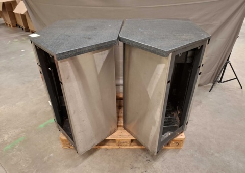 Cabinet modules - with gray countertops