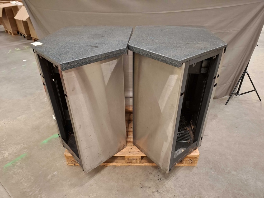 1596046-1 Cabinet modules - with gray countertops