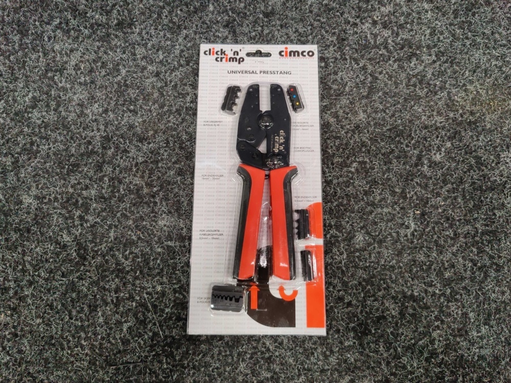 1596120-2 4 pcs Crimping pliers/crimping pliers Cimco Click 'n' Crimp