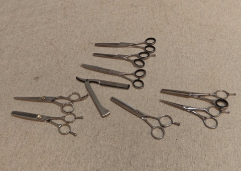 Hairdressing scissors 8pcs