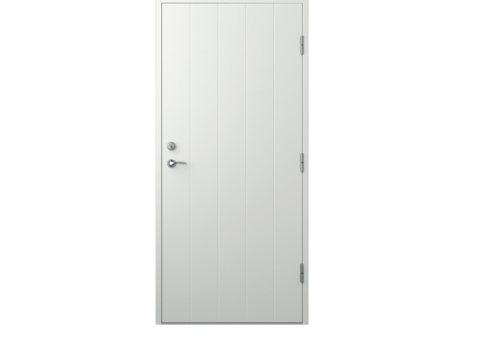 Ytterdörr Effektdörren Christina - Vit utan fönster & glas 12x20 Vänsterhängd