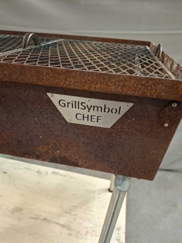 1596049-2 Kolgrill - GrillSymbol CHEF, med grillgaller och ben