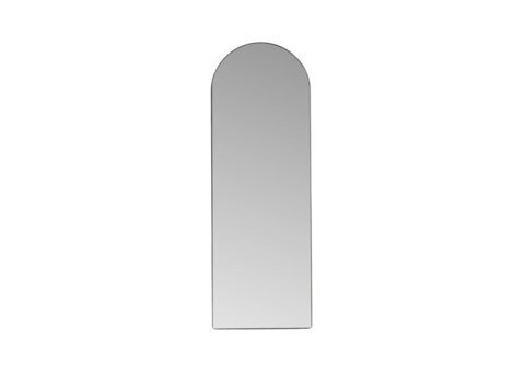 Sarasota spegel matt svart / klar spegel glas 3 × 193 × 66 cm