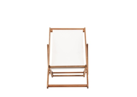 Peachy loungestol natur / beige polyester 105 × 80 × 57 cm