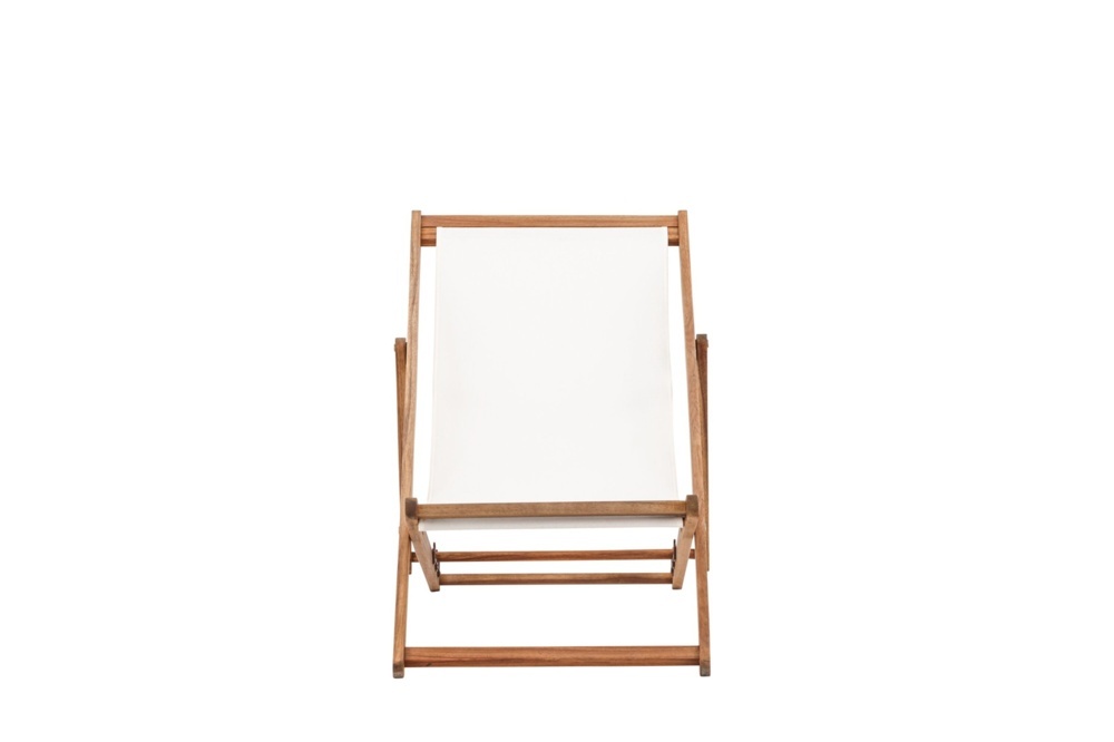 1589792-1 Peachy loungestol natur / beige polyester 105 × 80 × 57 cm