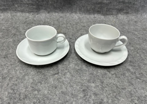 Parti med kaffekoppar och fat (Totalt ca 395 enheter) - Seltmann Weiden och Bauscher