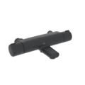 1596029-1 Badkarsblandare Oras Nova 160 c/c, matt svart