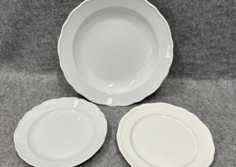 Parti med tallrikar i 3 modeller (cirka 240 st) - Tafelstern, Hutschenreuther och IKEA