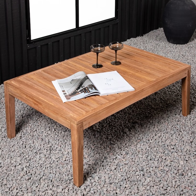 1589822-1 Amlan soffbord teak natur rektangulär